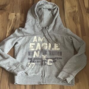 American Eagle Outfitters Gray Hoodie